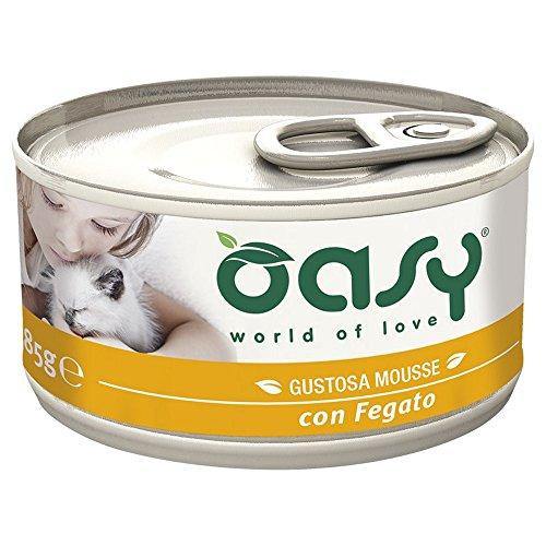 Oasy Gustosa Mousse Fegato Umido Gatto 85 Gr Oasy Gustosa Mousse Fegato Umido Gatto 85 Gr